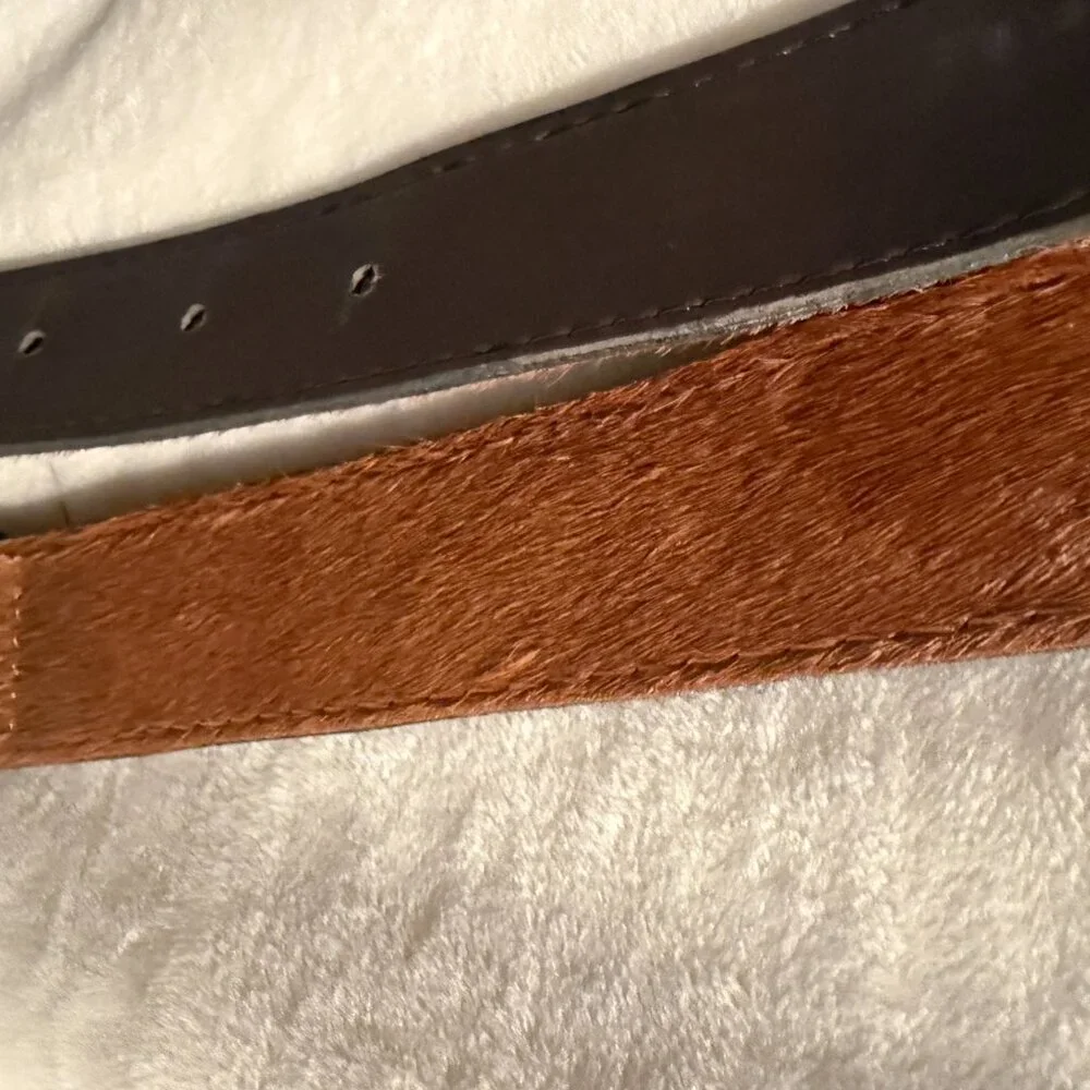 Argentina- Cow Hide Hair on Leather Belt